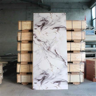 Eco-Friendly UV Marble PVC Sheet For Interior Wall Decor