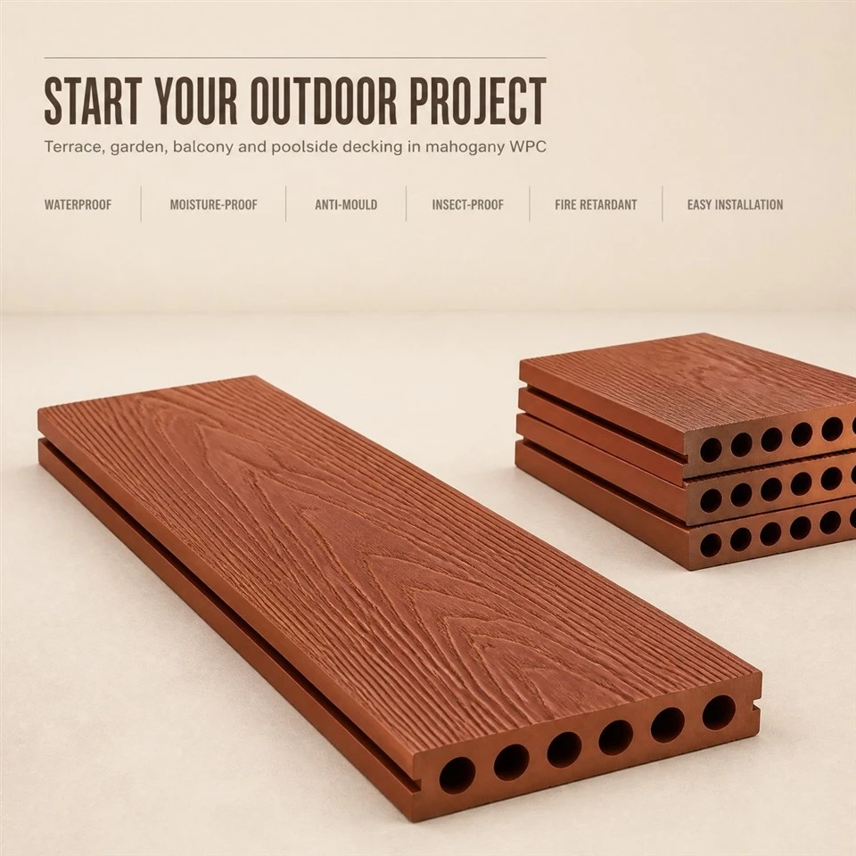 Waterproof Outdoor WPC Wall Panel For House factory