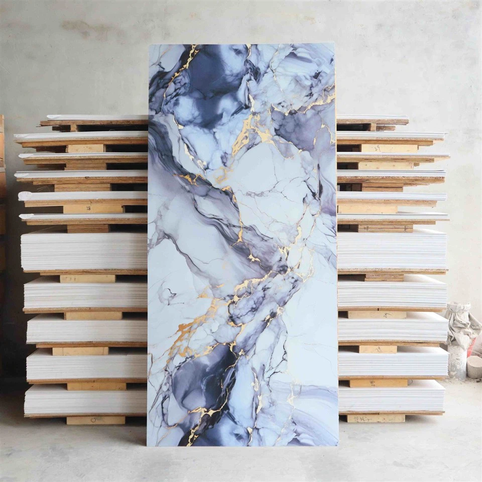 Waterproof WPC UV Wall Panel Marble Alternative price